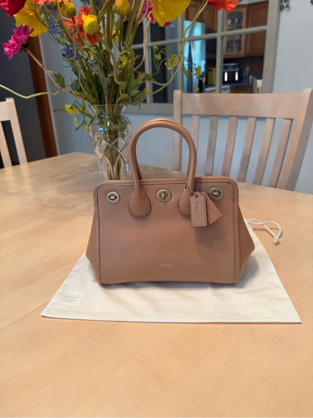 Coach Tote Bag 22 in Sandstone